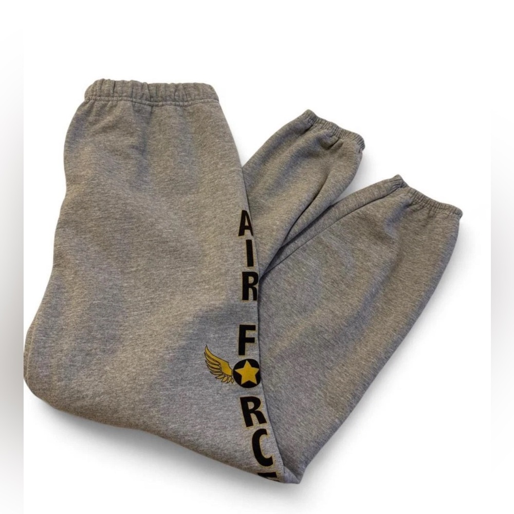 Jerzees Nublend Air Force Gray Sweatpants- size XL, Military